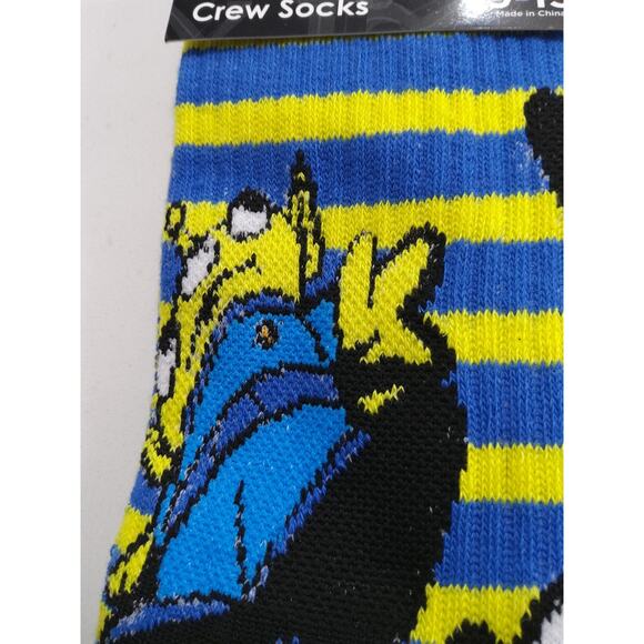 Disney Pixar Toy Story socks set three pair Buzz Lightyear/aliens size 9-13 crew - Picture 4 of 5